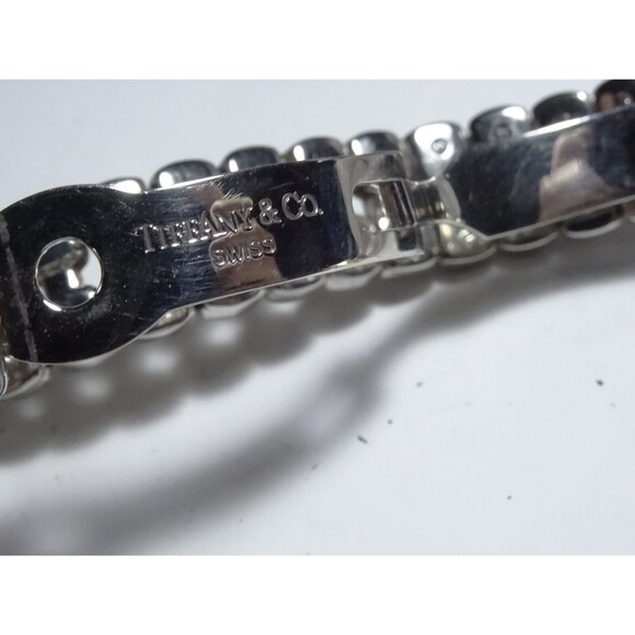 24mm Ladies Tiffany & Co. Tesoro L0112 18K Gold and Stainless Steel Quartz Watch - Picture 12 of 14